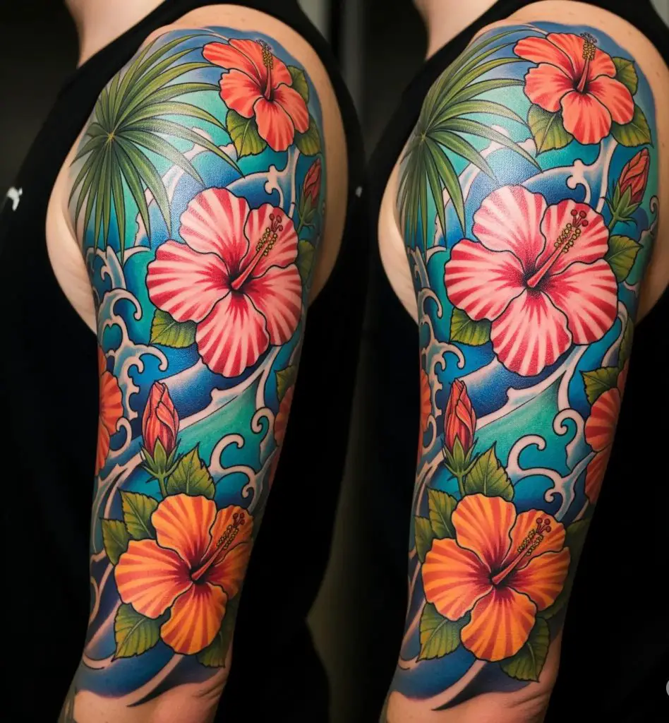 Hibiscus Sleeve