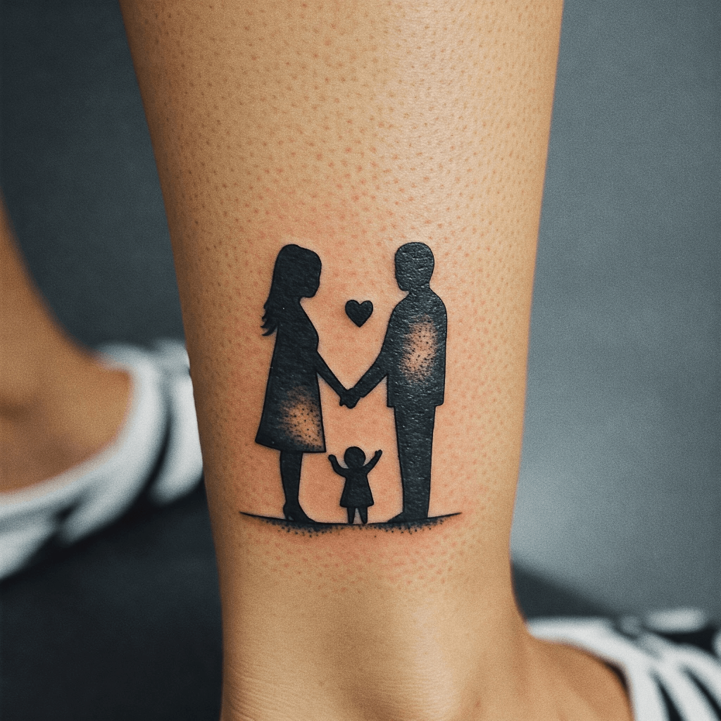 Holding Hands Silhouette
