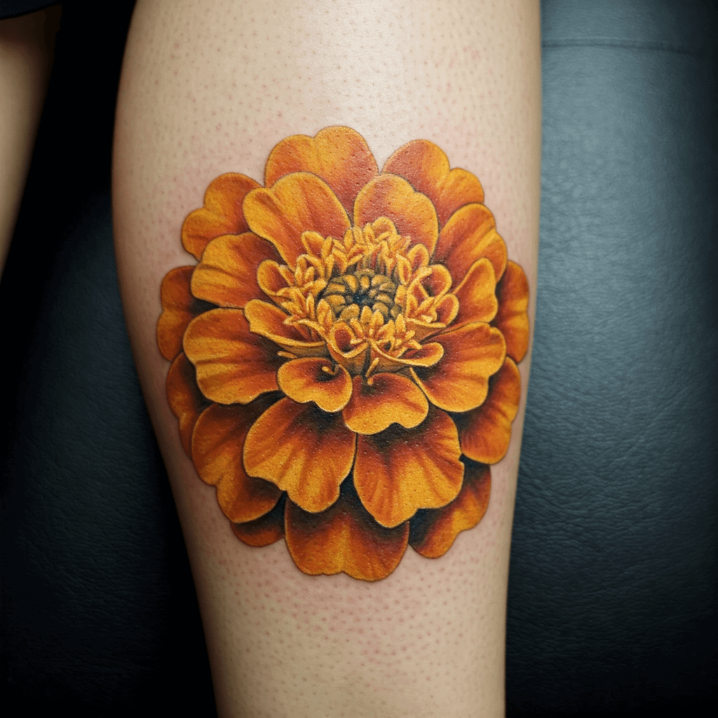 Marigold on Calf