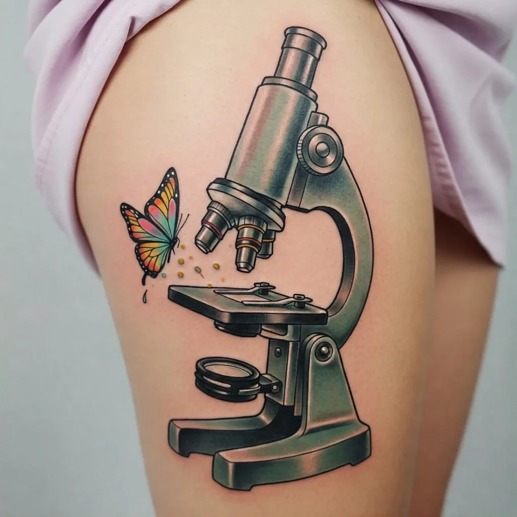 Microscope + Butterfly