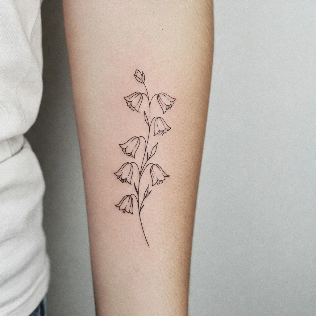 Minimal Lily of the Valley Stem
