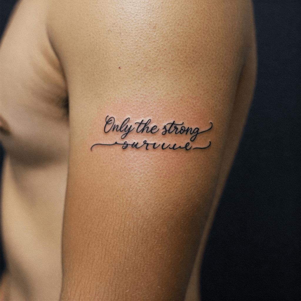 Minimal Quote in Script Font