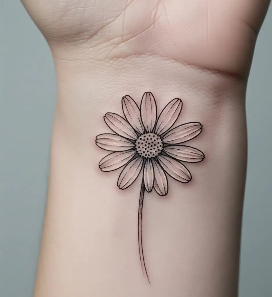 Minimalist Daisy