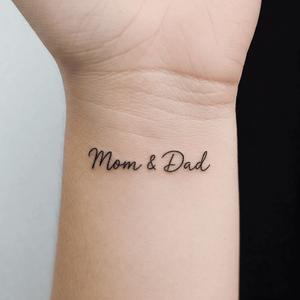 Minimalist Script Tattoo