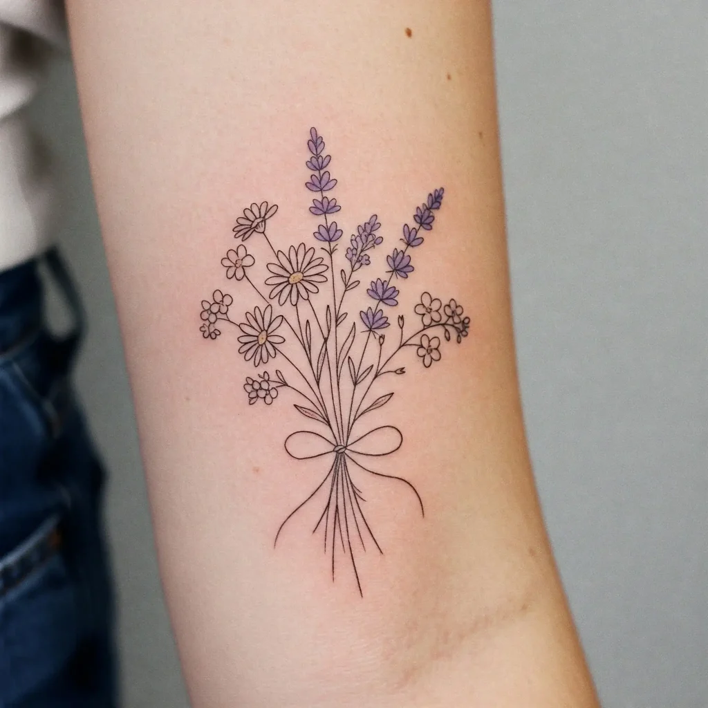 Minimalist Wildflower Bunch
