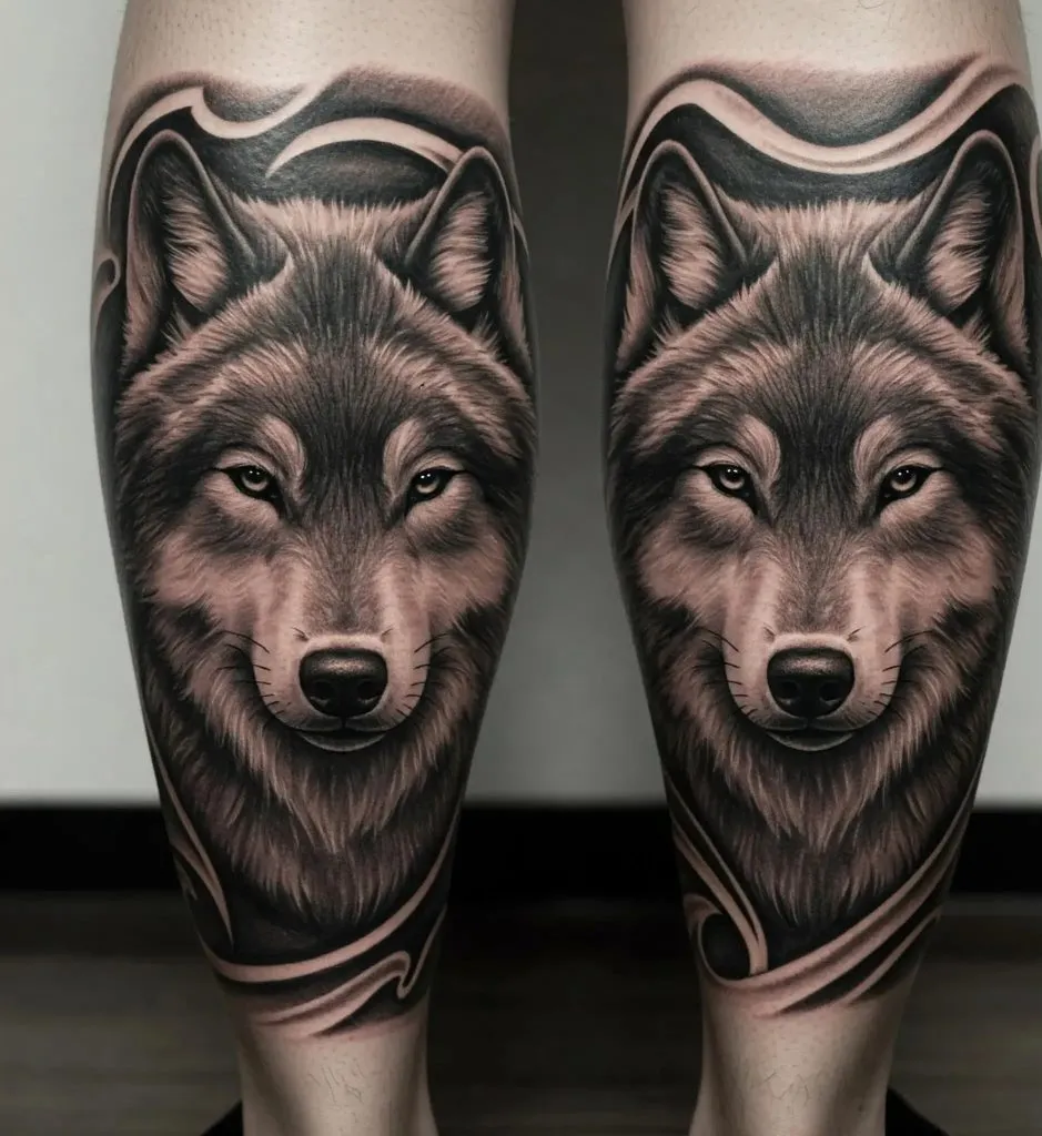 Mirror Image Wolves