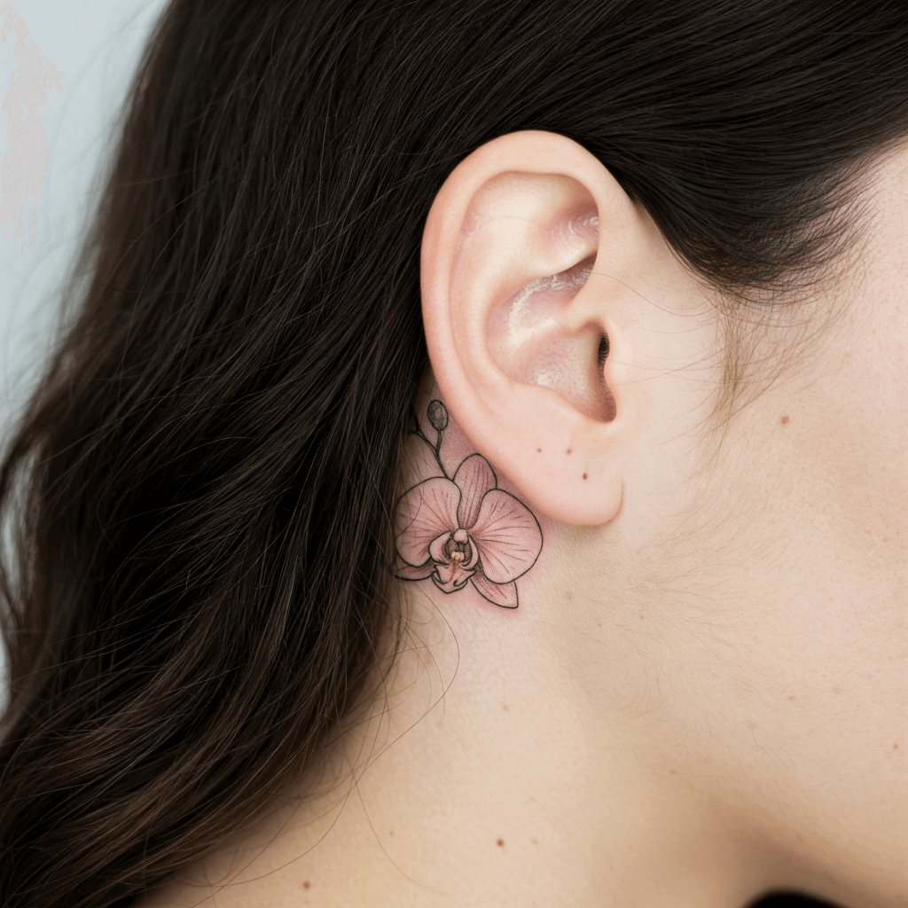 Orchid Behind the Ear