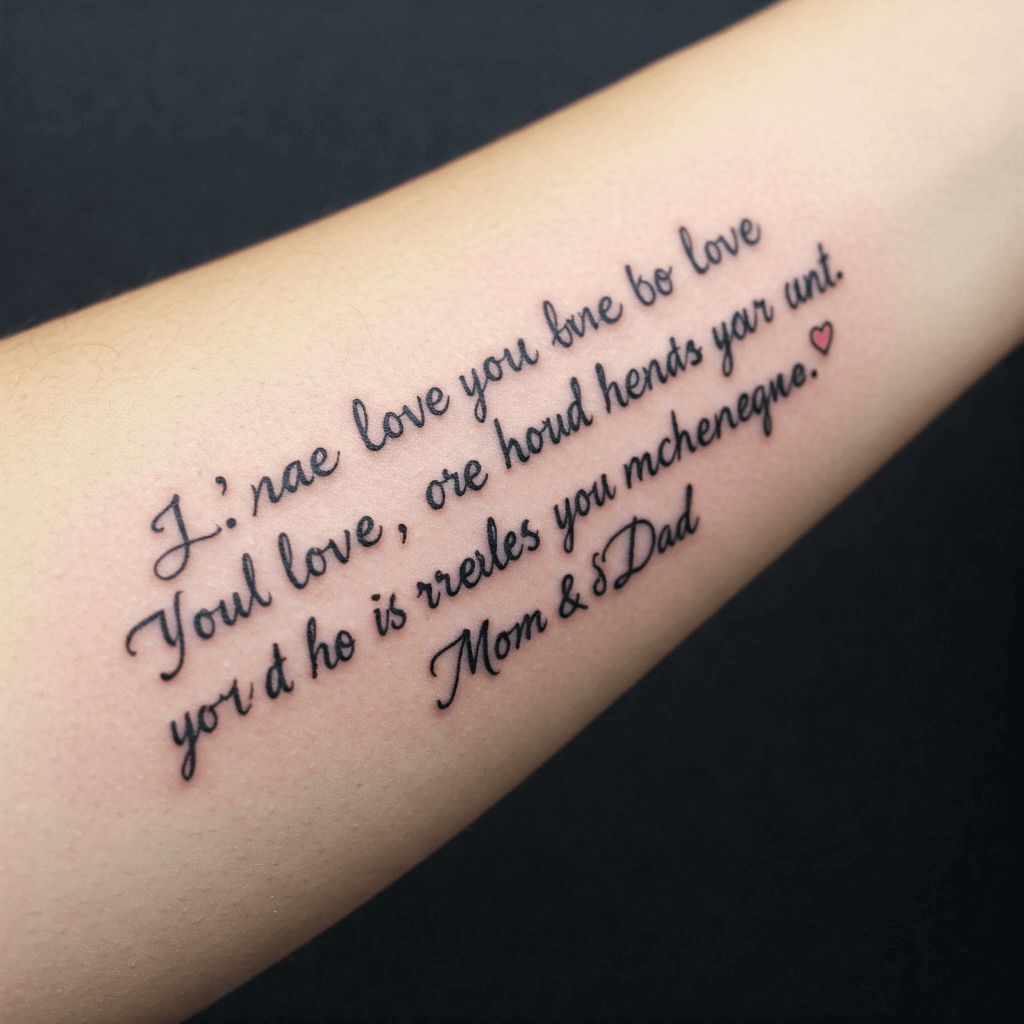 Quote Tattoo