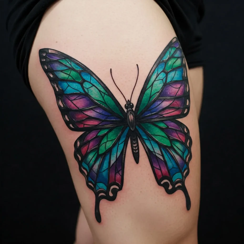 Stained Glass Butterfly