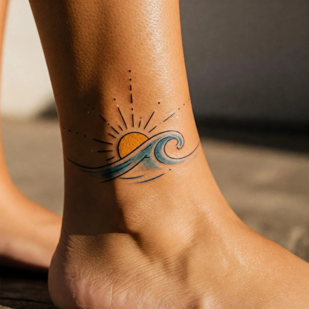 Sun & Waves Anklet