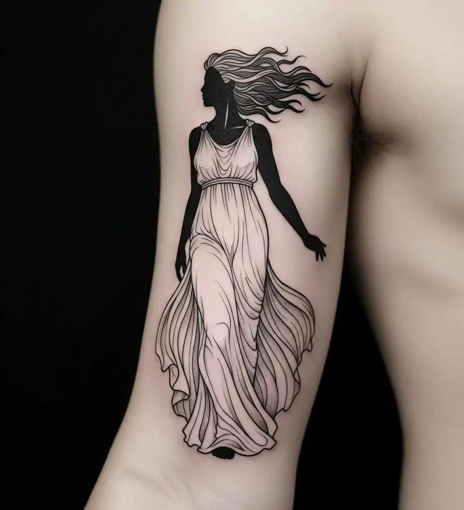 Virgin Maiden Silhouette
