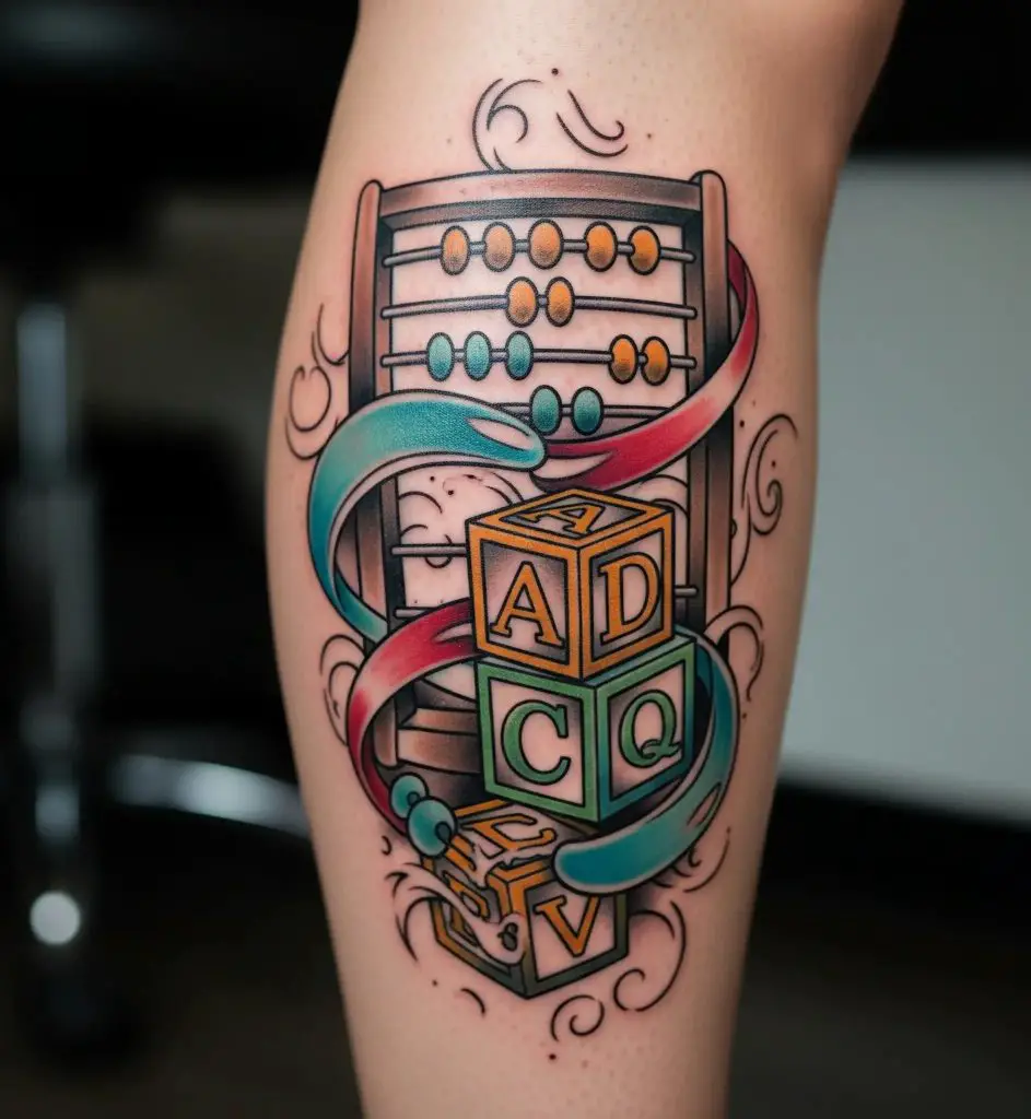 Stack of Books With Apple on Top