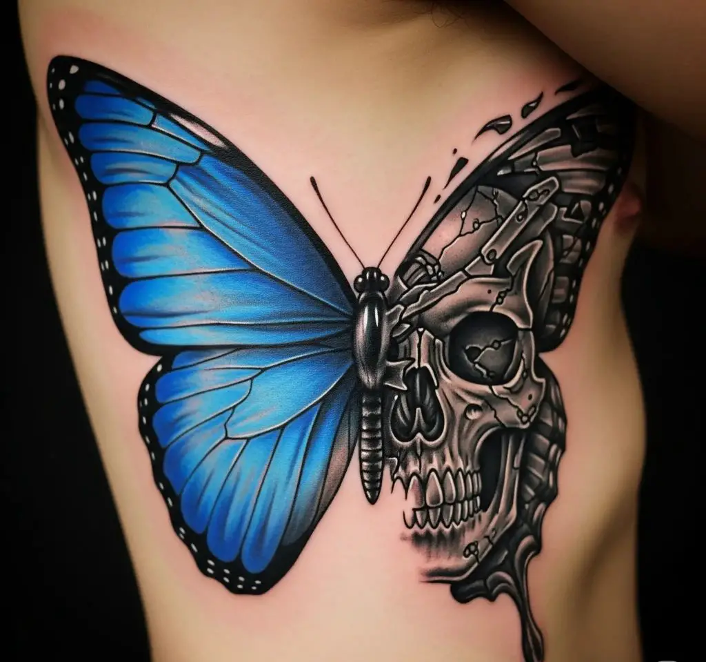 Half Butterfly, Half Skull