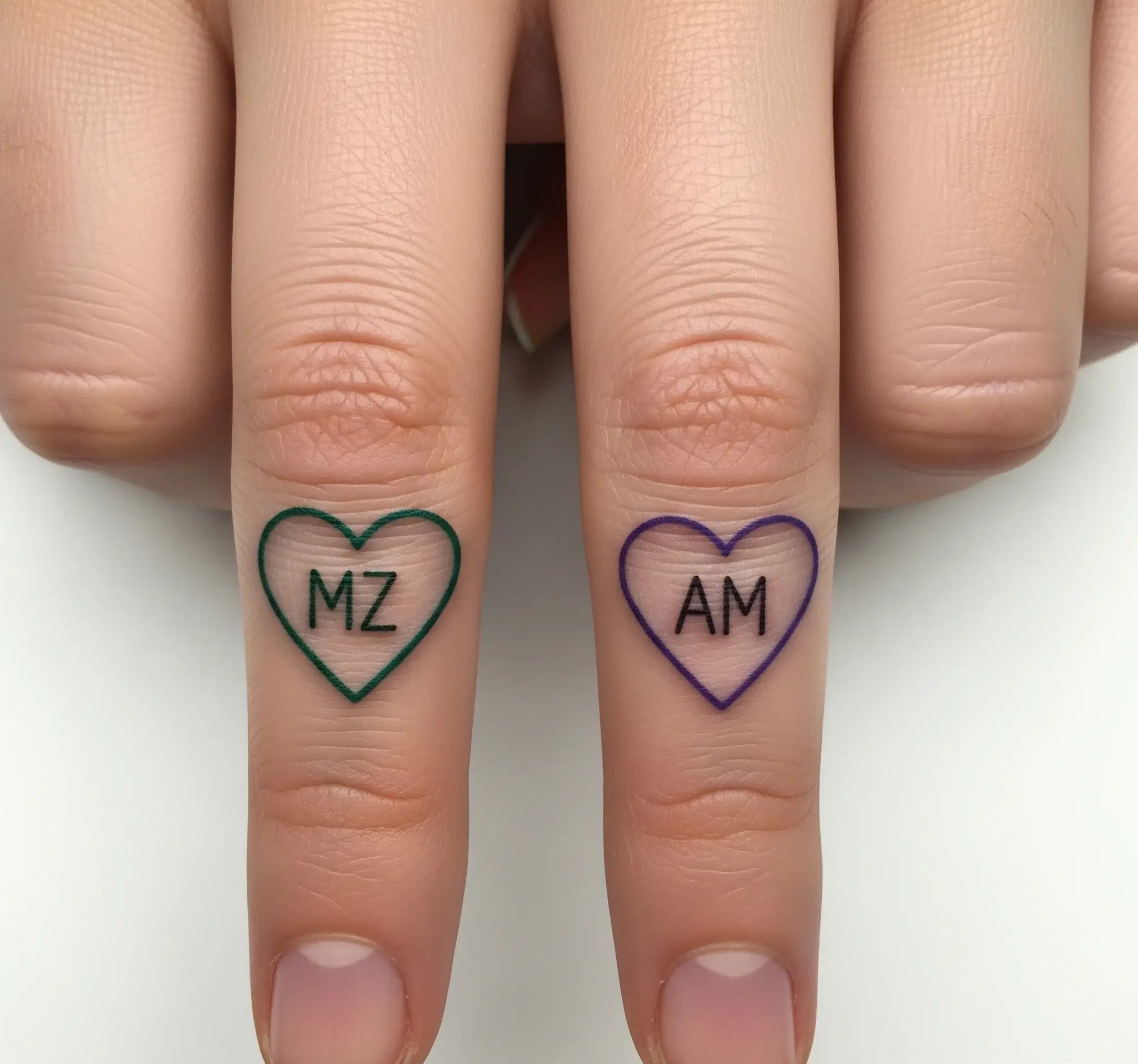 Hearts with Initials