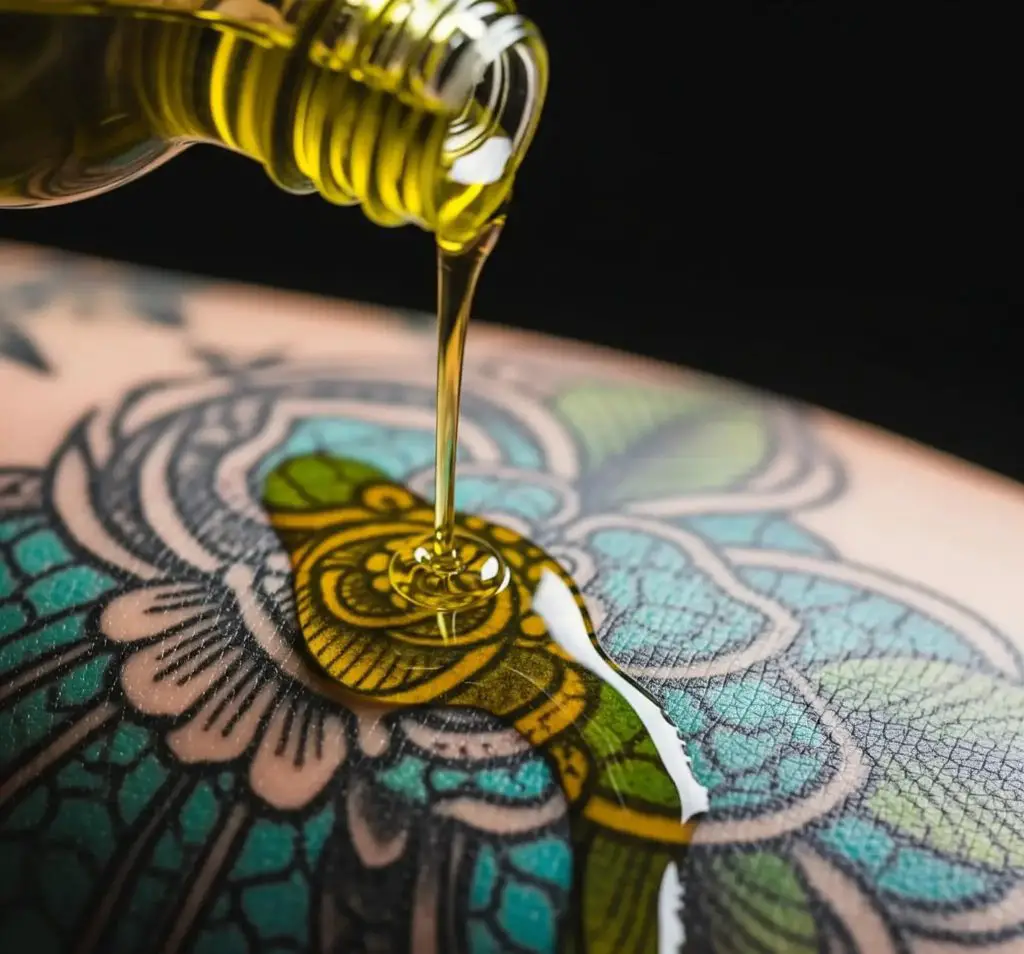 Olive Oil On Tattoos