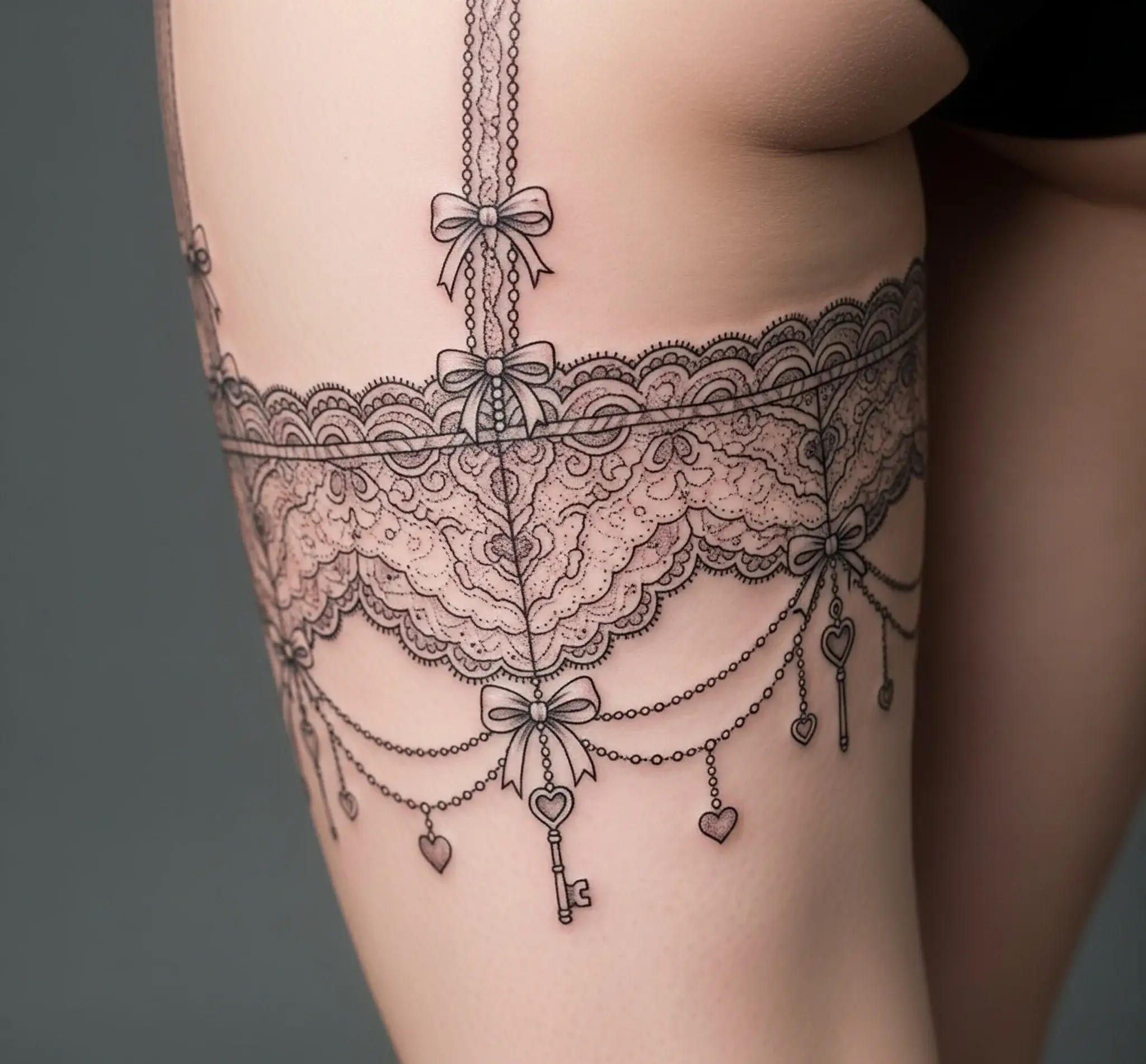 Lace-Inspired Garter