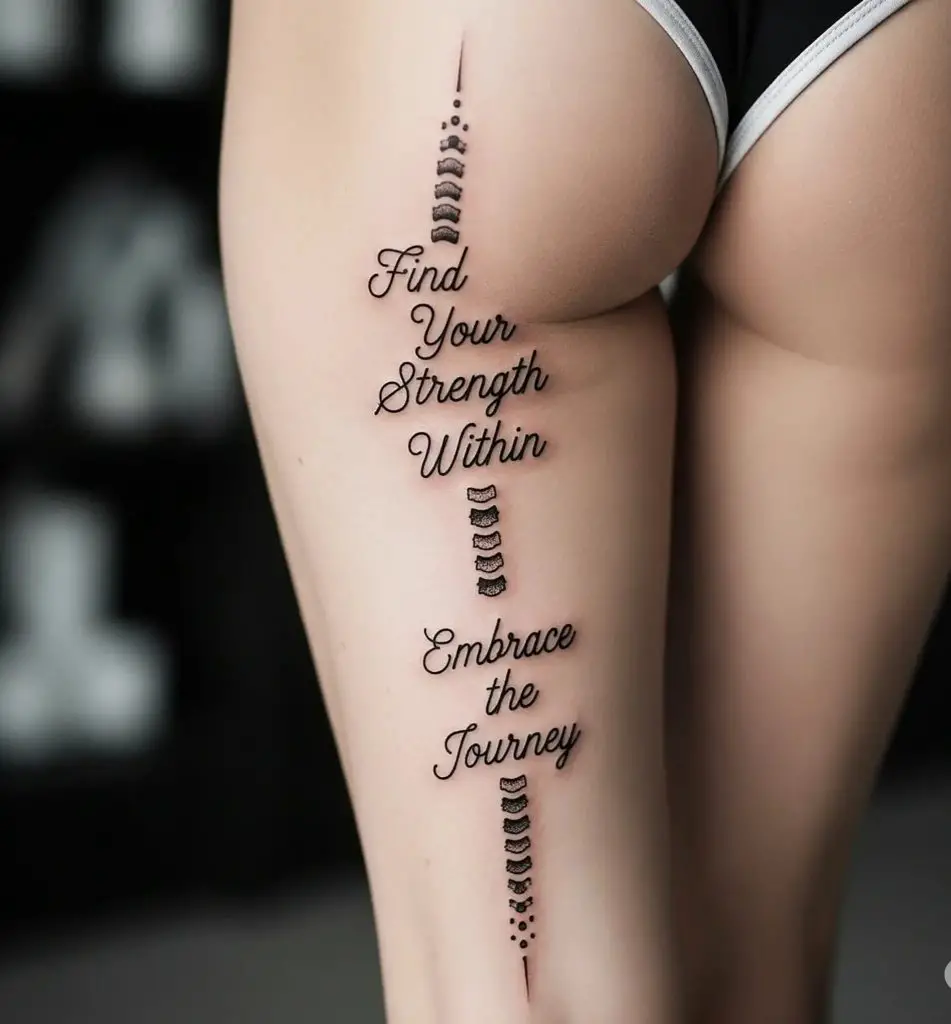 Script or Quote Spine Style