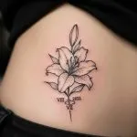 Small Lily Tattoo