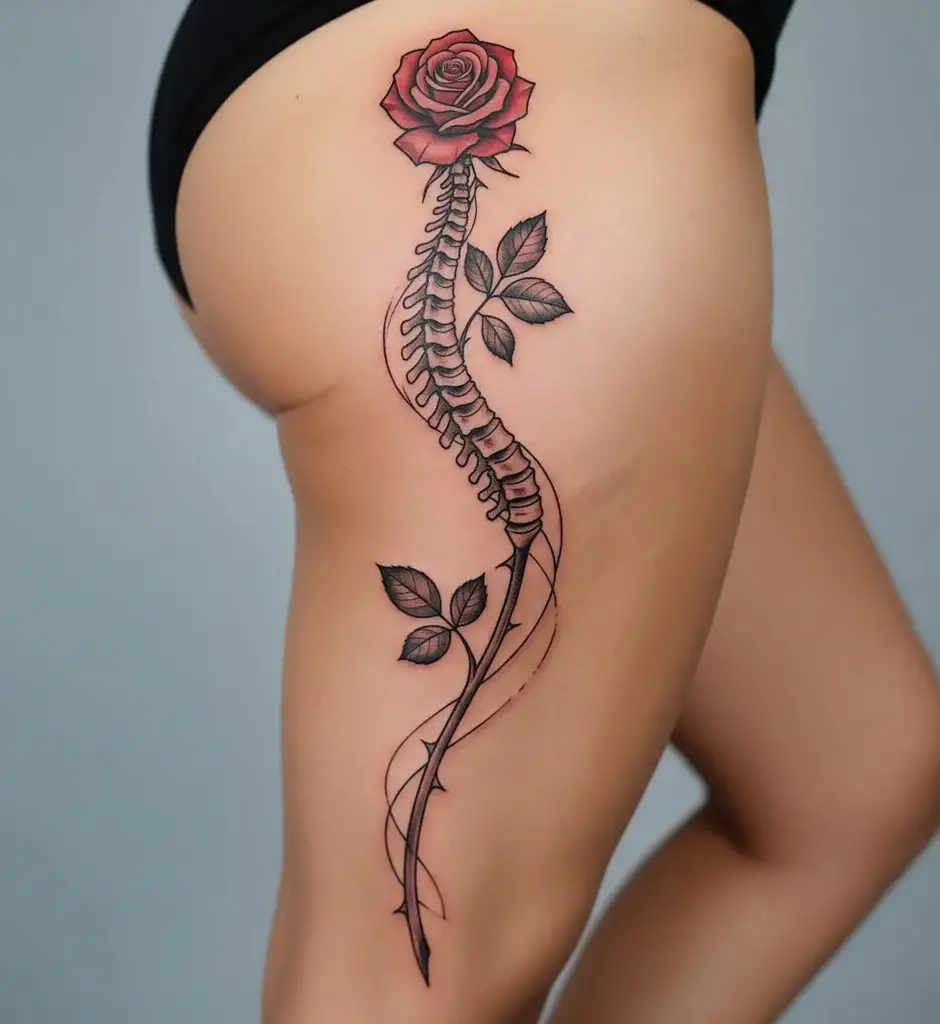 Spine-Inspired Rose Stem