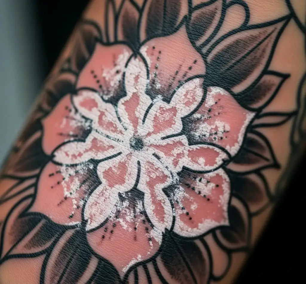 Tattoo Turning White