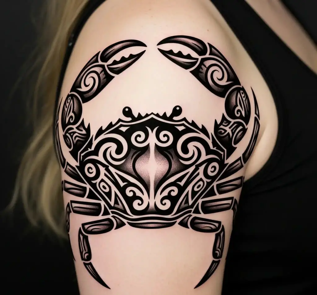 Tribal-Inspired Crab