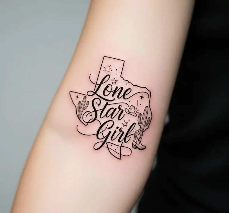 Women Texas Tattoos