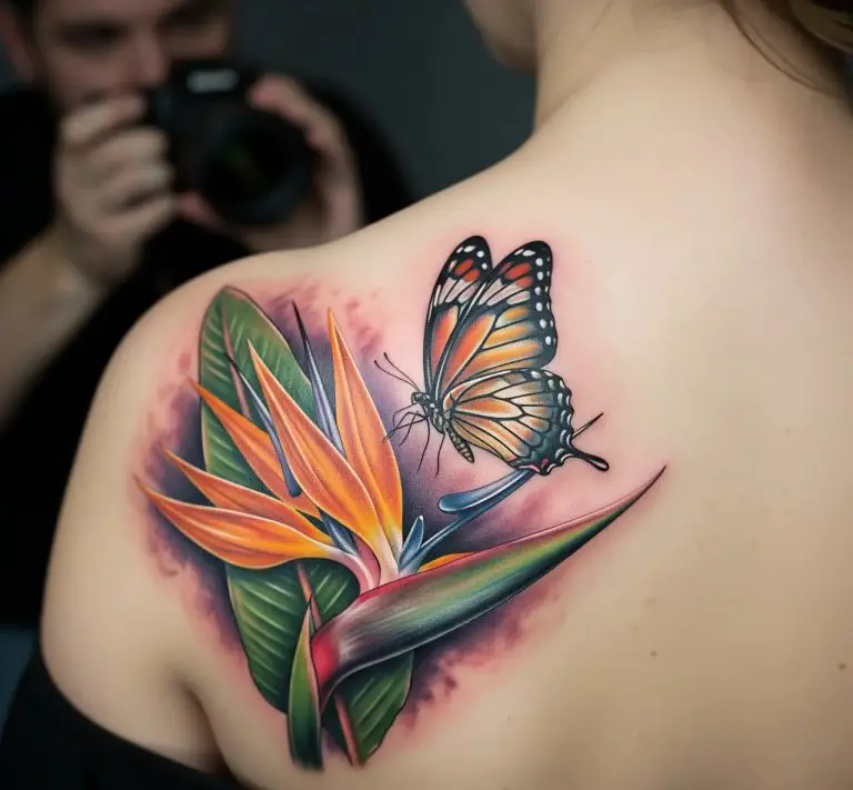Bird Of Paradise Tattoo