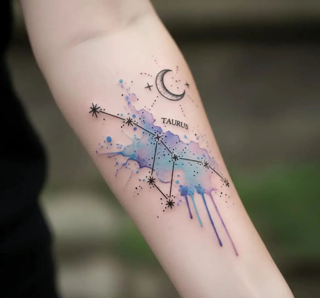 Constellation Taurus Tattoo
