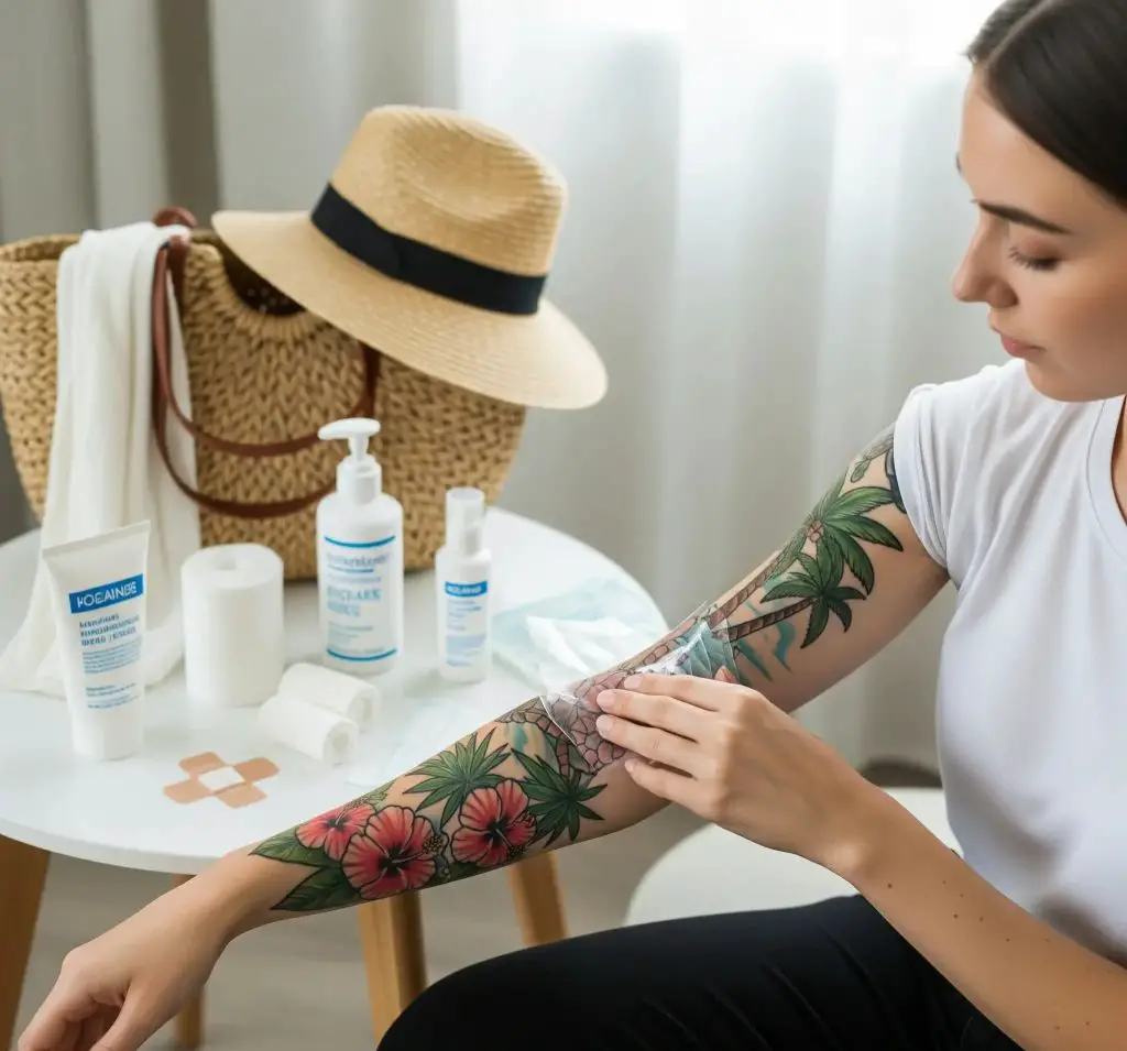 How To Clean Your Tattoo After a Beach Visit