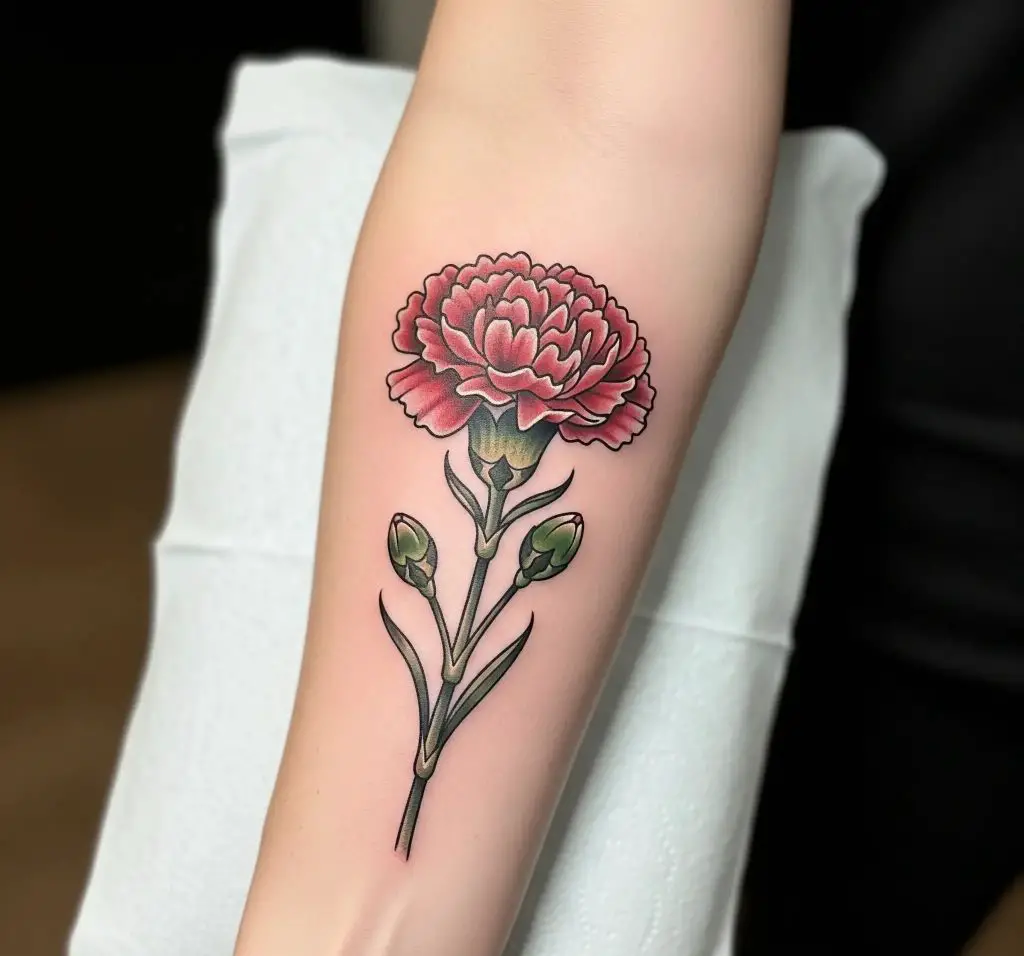 Flower Birth Month Tattoo