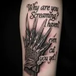 Freddy Krueger Tattoo