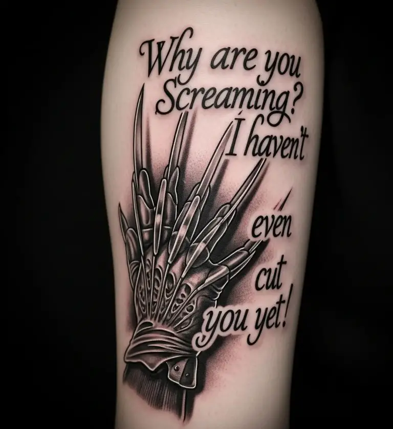 Freddy Krueger Tattoo