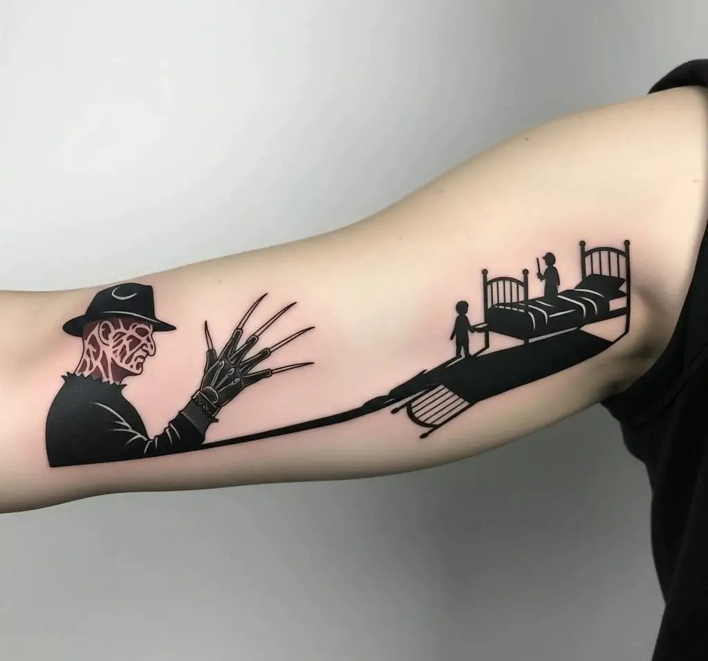 Freddy’s Shadow Silhouette Tattoo