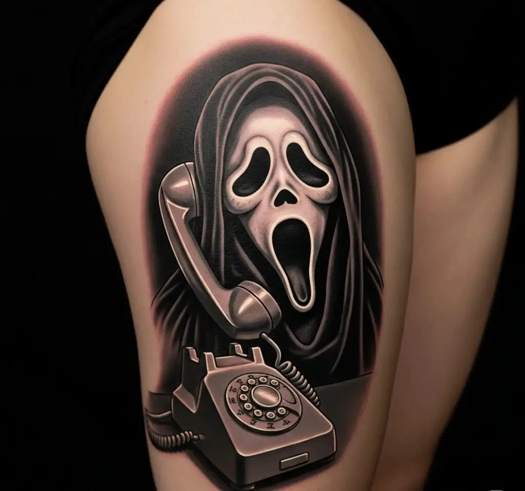 Ghost Face Phone Call Scene