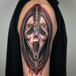 Ghost Face tattoo