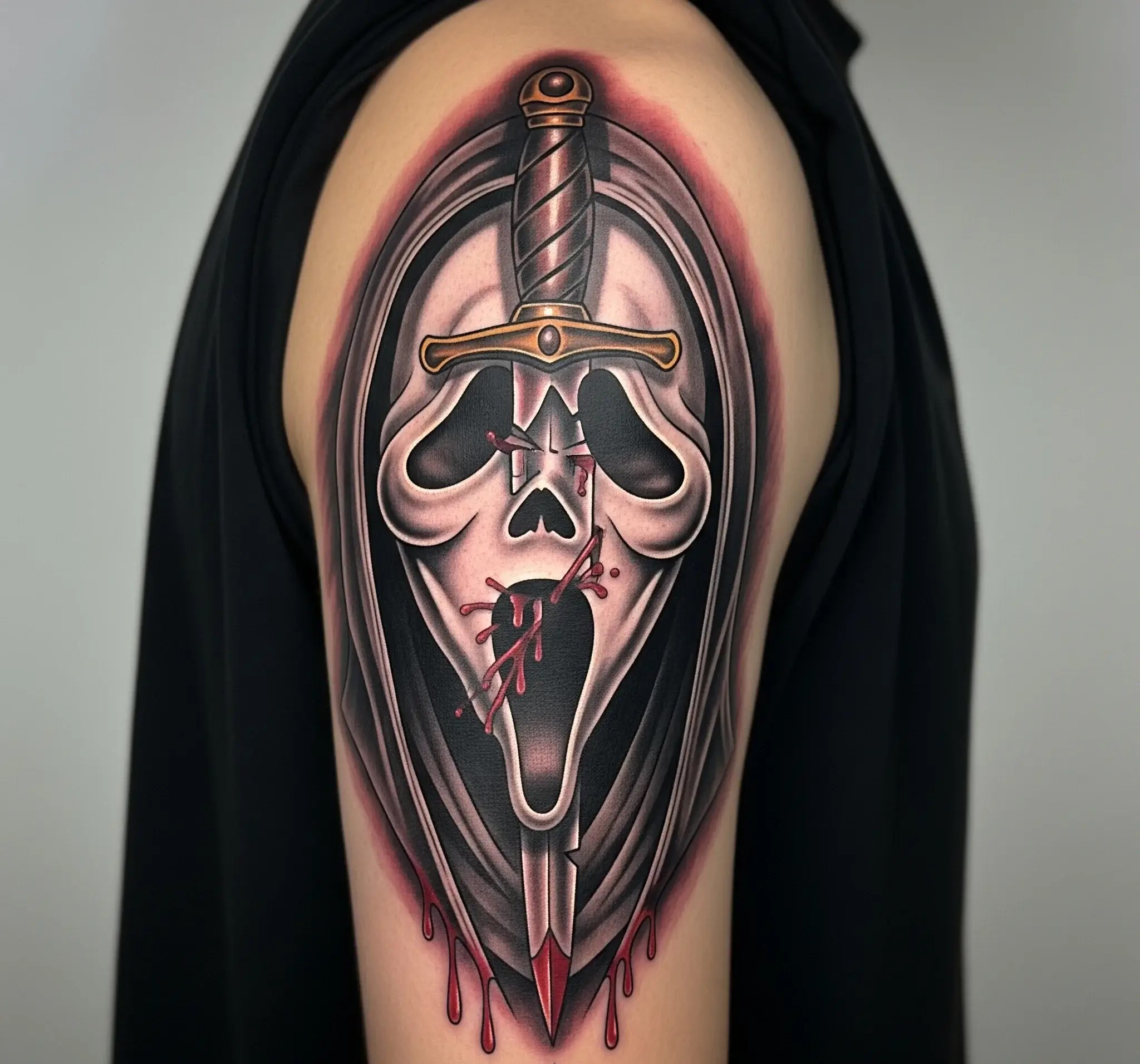 Ghost Face tattoo
