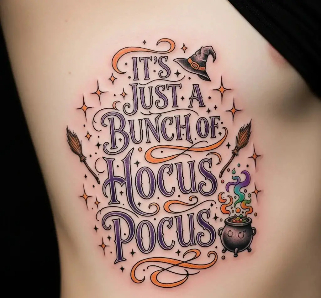 “It’s Just a Bunch of Hocus Pocus” Lettering