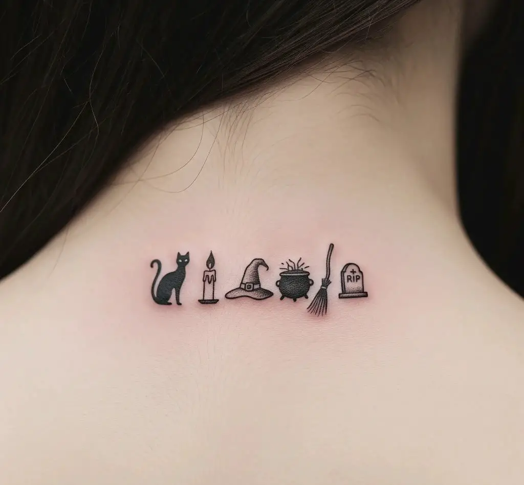 Mini Icon Set (Micro Tattoo Style)