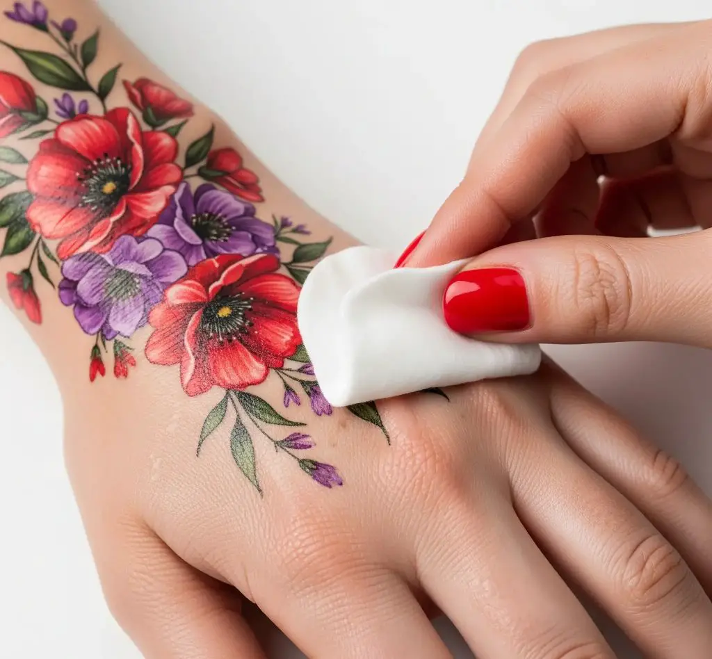 How To Remove Tattoo Sticker With Baby Oil