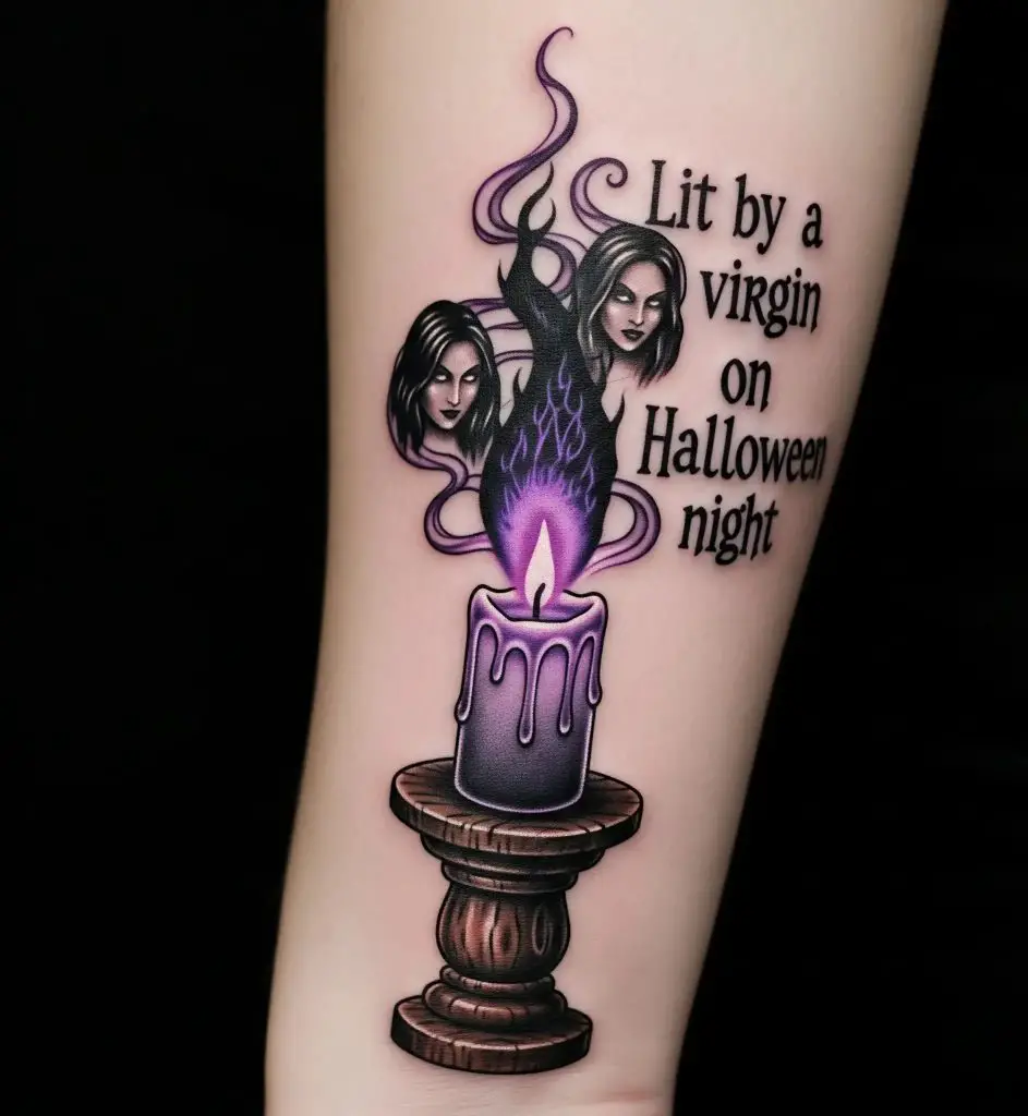 The Black Flame Candle