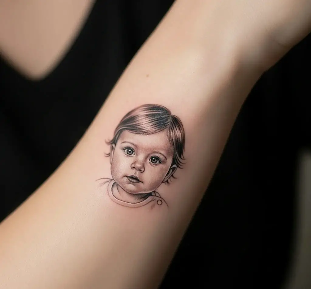 Tiny Portrait or Cartoon of Your Child