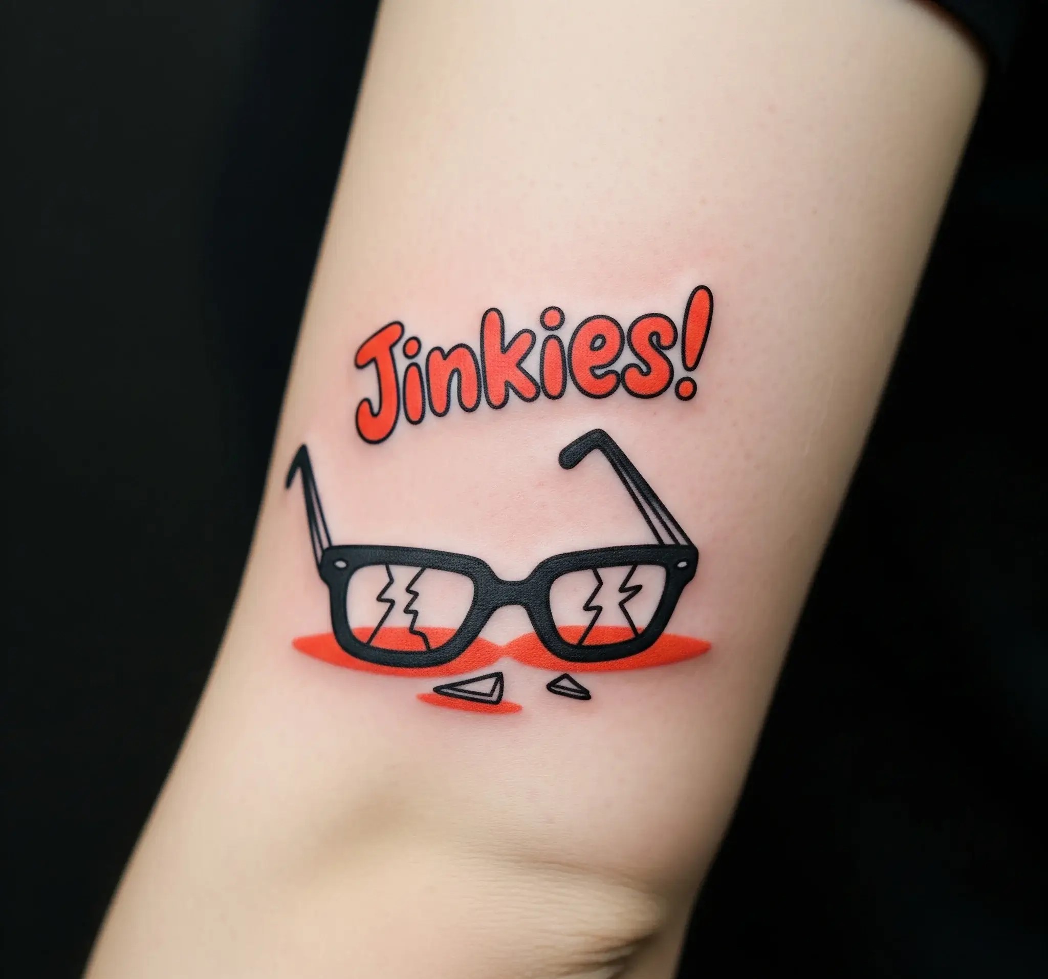 Velma's Glasses and Catchphrase Tattoo
