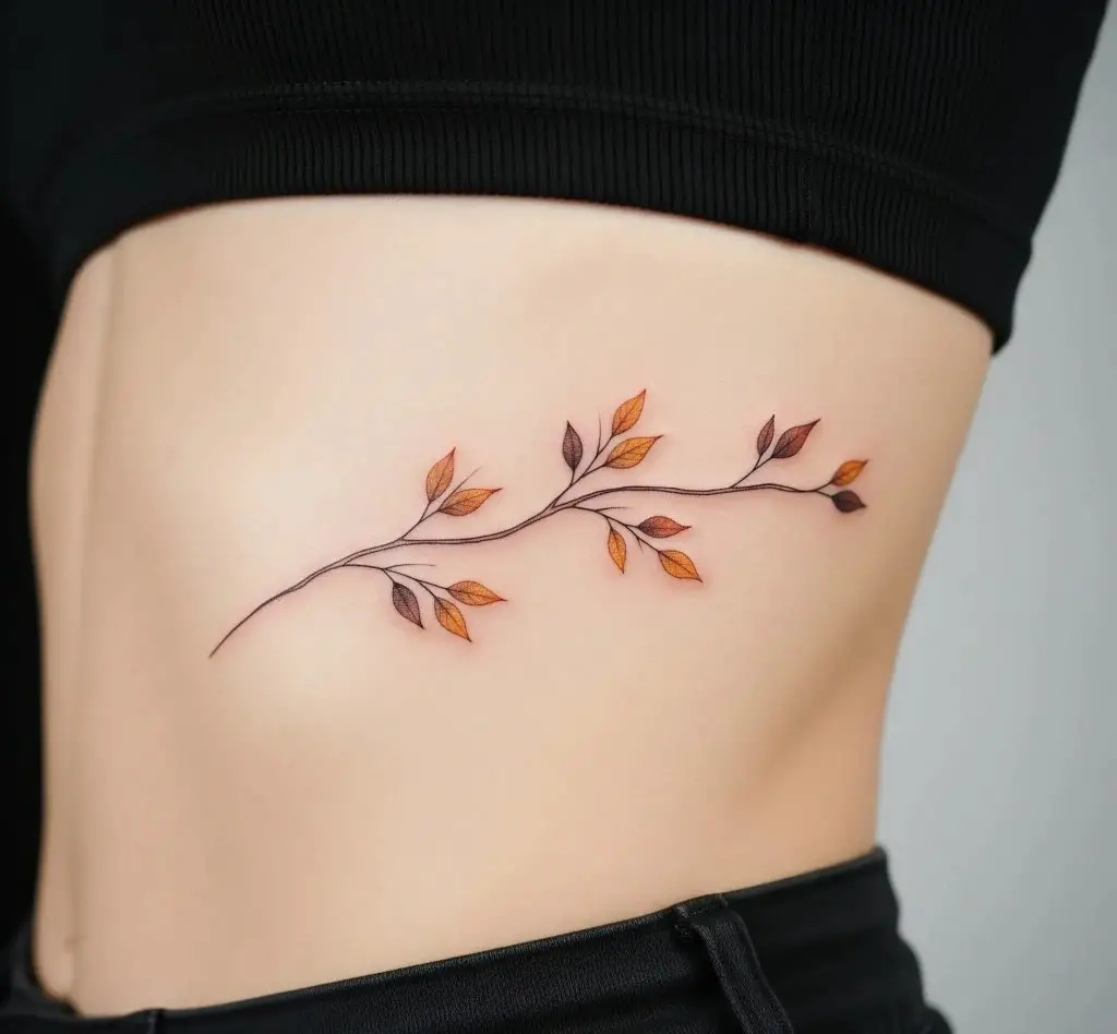 Autumn Branch Tattoo