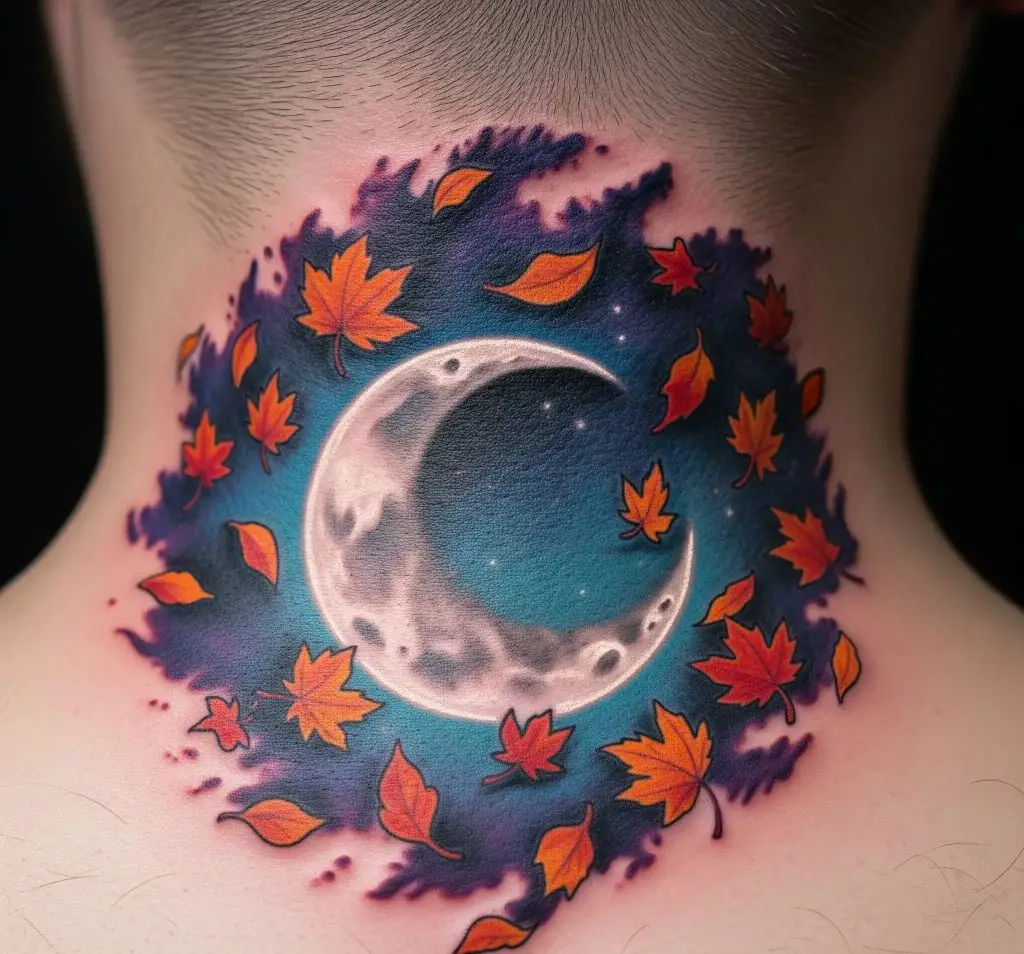Autumn Moon Scene
