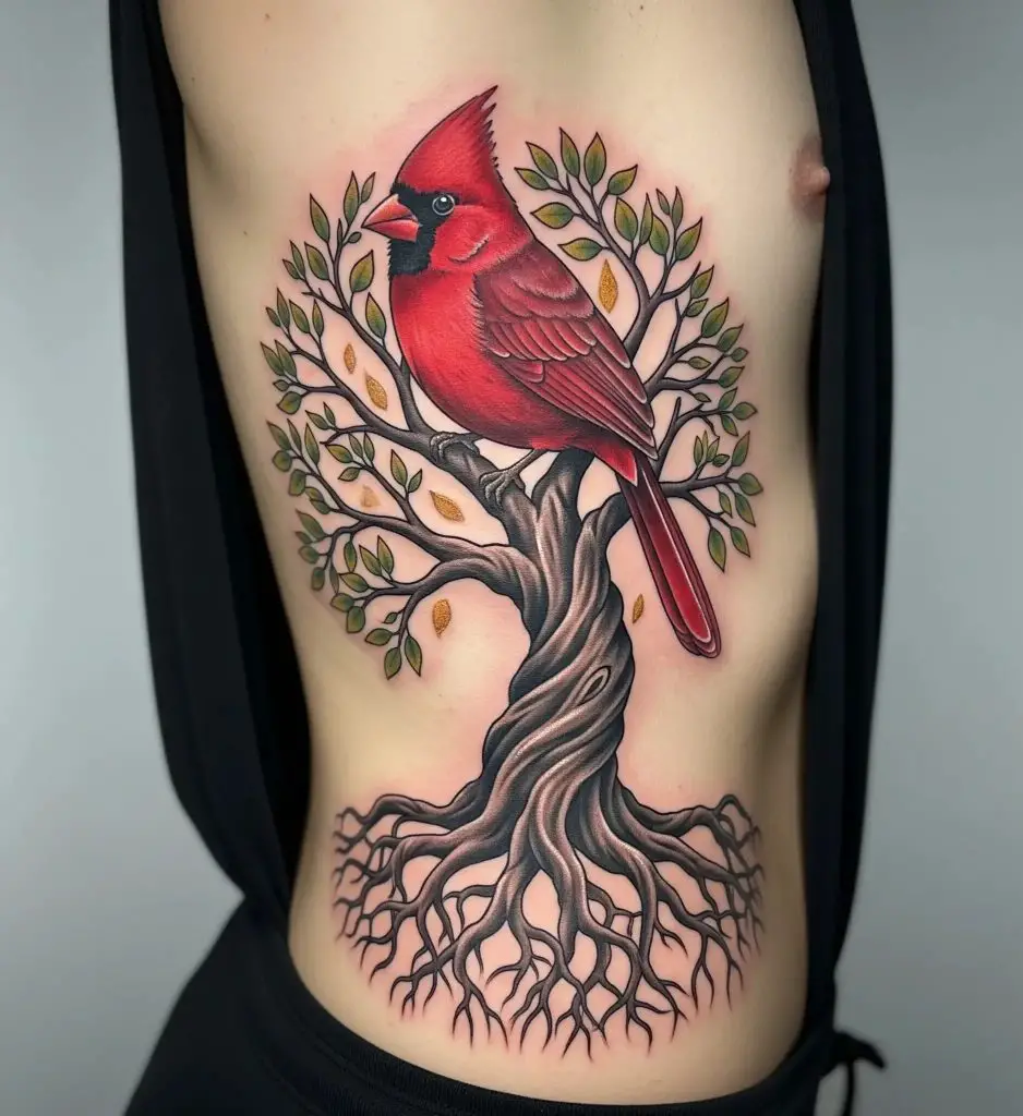 Cardinal and Tree of Life 