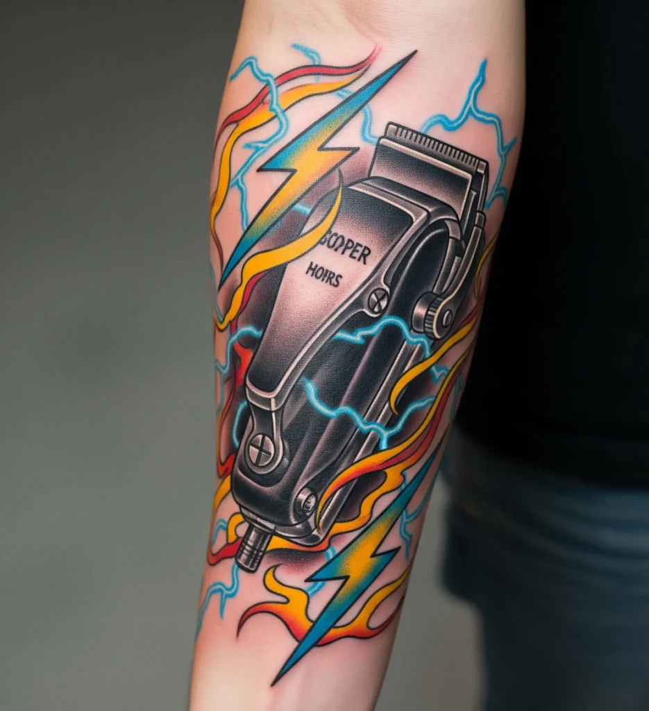 Clipper Machine Tattoo