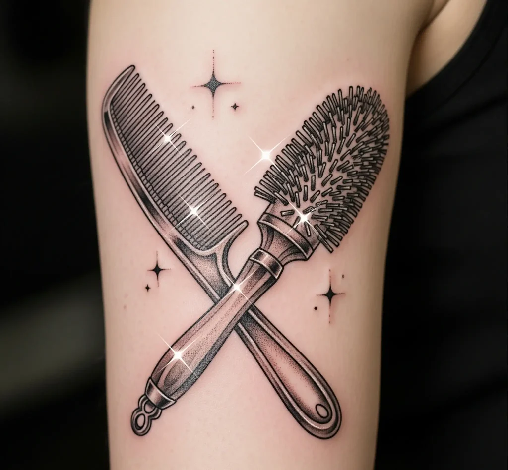 Comb and Brush Crossed