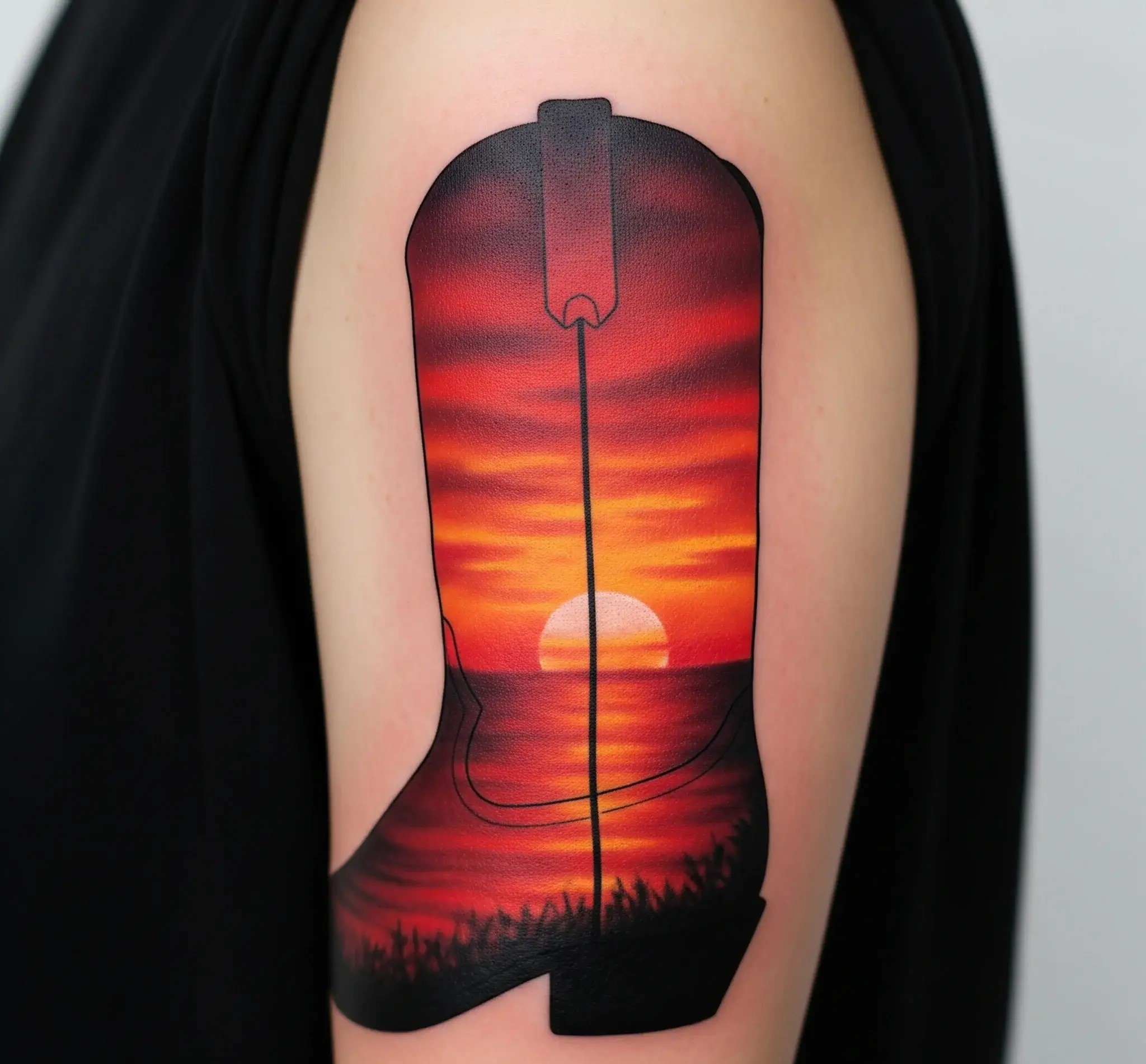 Cowboy Boot Tattoo