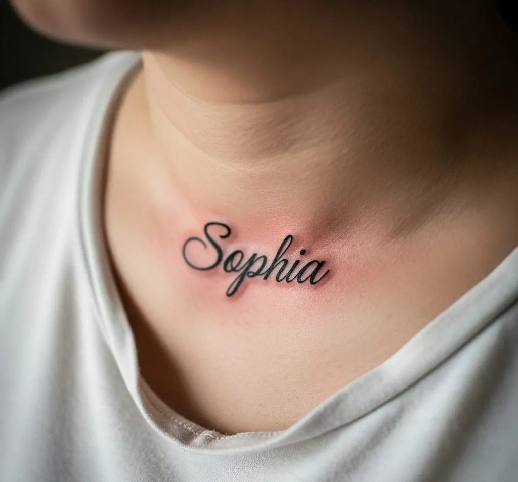 Daughter’s Name in Script