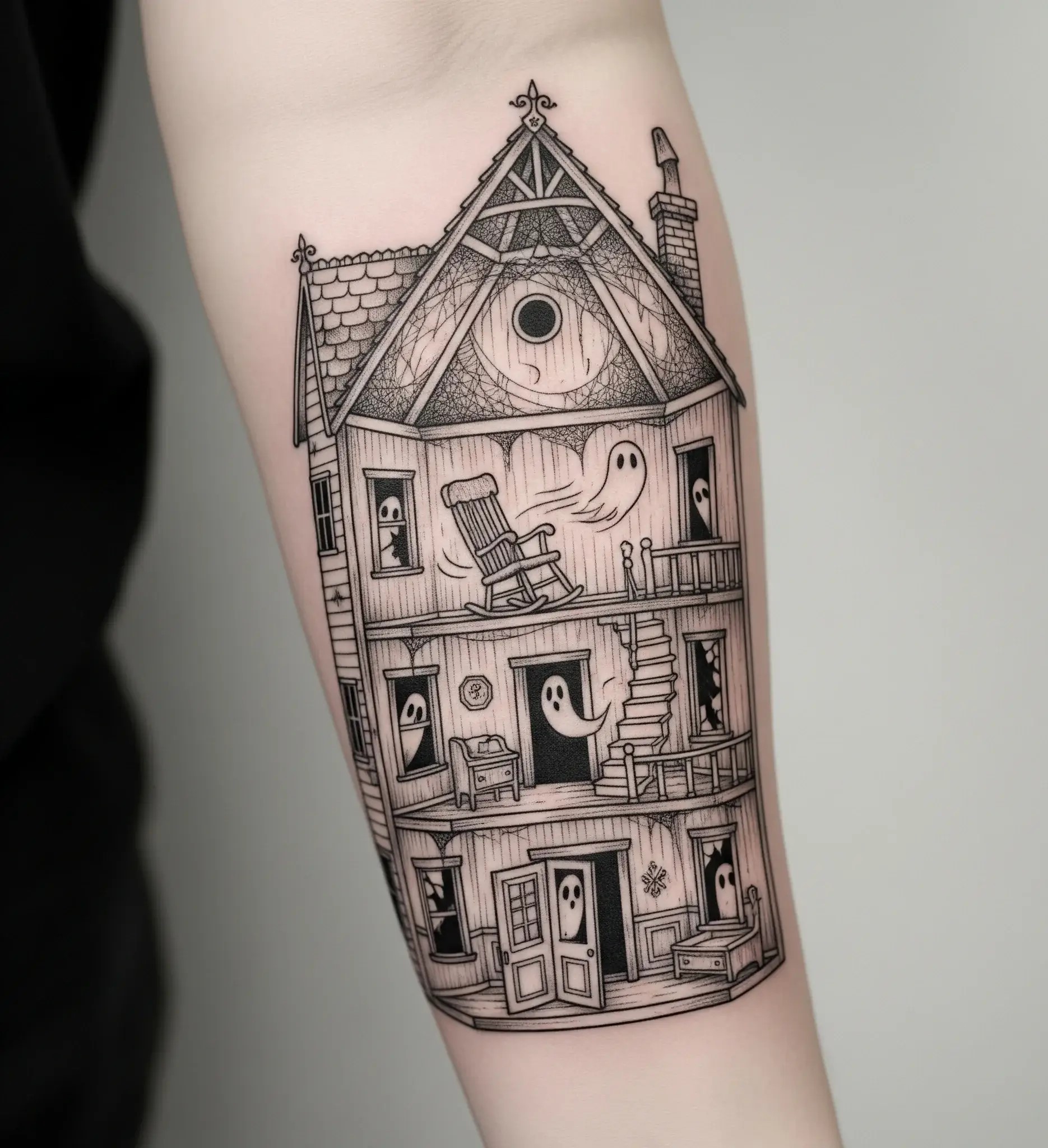 Dollhouse-Style Haunted House